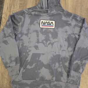 MAD Engine Blue Tie-Dye NASA Hoodie